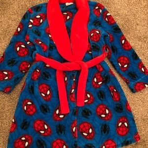 Marvel Spider Man Kids Robe Great Condition Size 7